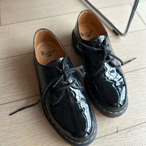 Dr. Martens Black Patent Leather Oxfords
